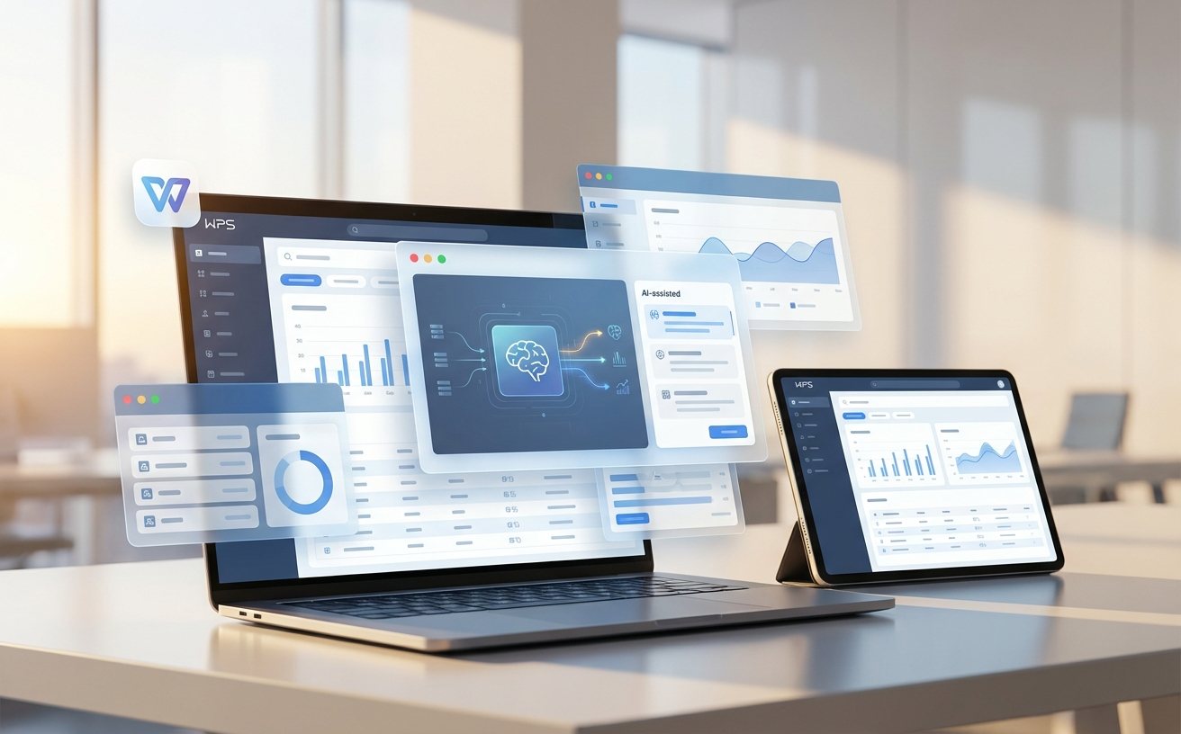 WPS表格数据分析与AI公式图表生成